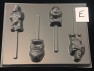 487sp Monster Co Full Body Chocolate Candy Lollipop Mold FACTORY SECOND